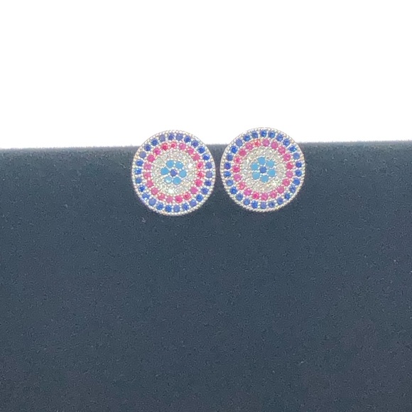 Evil Eye Earrings - Picture 8 of 8